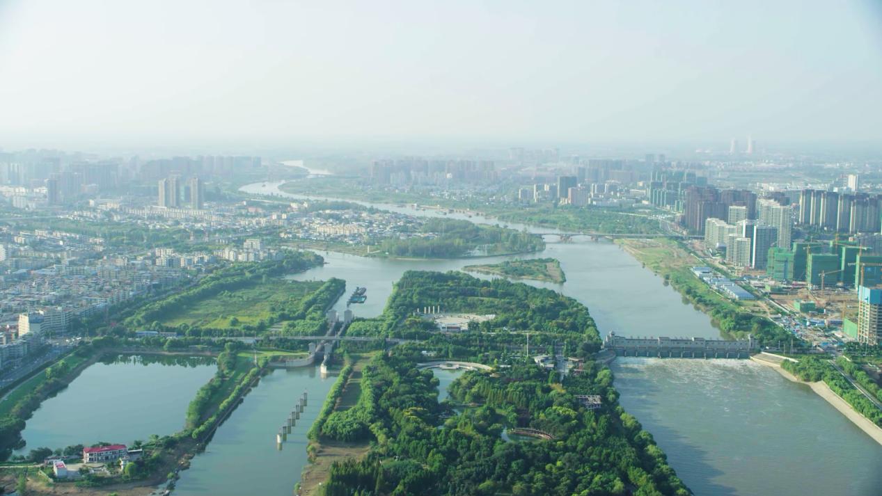 潁河阜陽閘。阜陽市水利局供圖